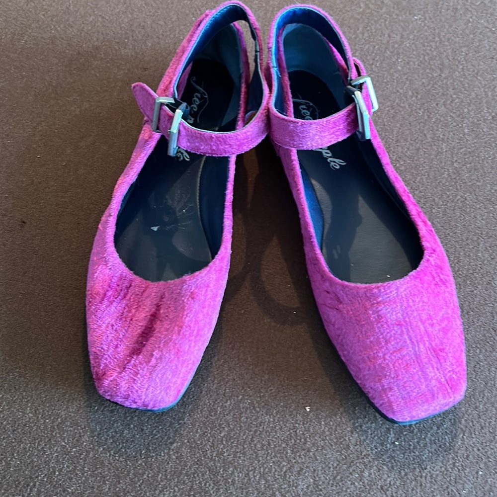 Free people ballerina flats in pink size 39